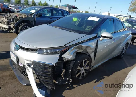 2019 Toyota Mirai z USA, uszkodzony, nr VIN JTDBVRBD0KA007123